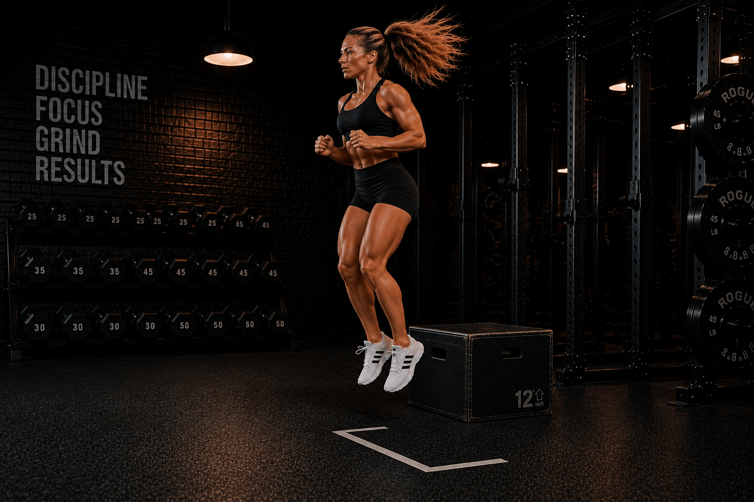 Simple exercise diagram for Depth Jump.