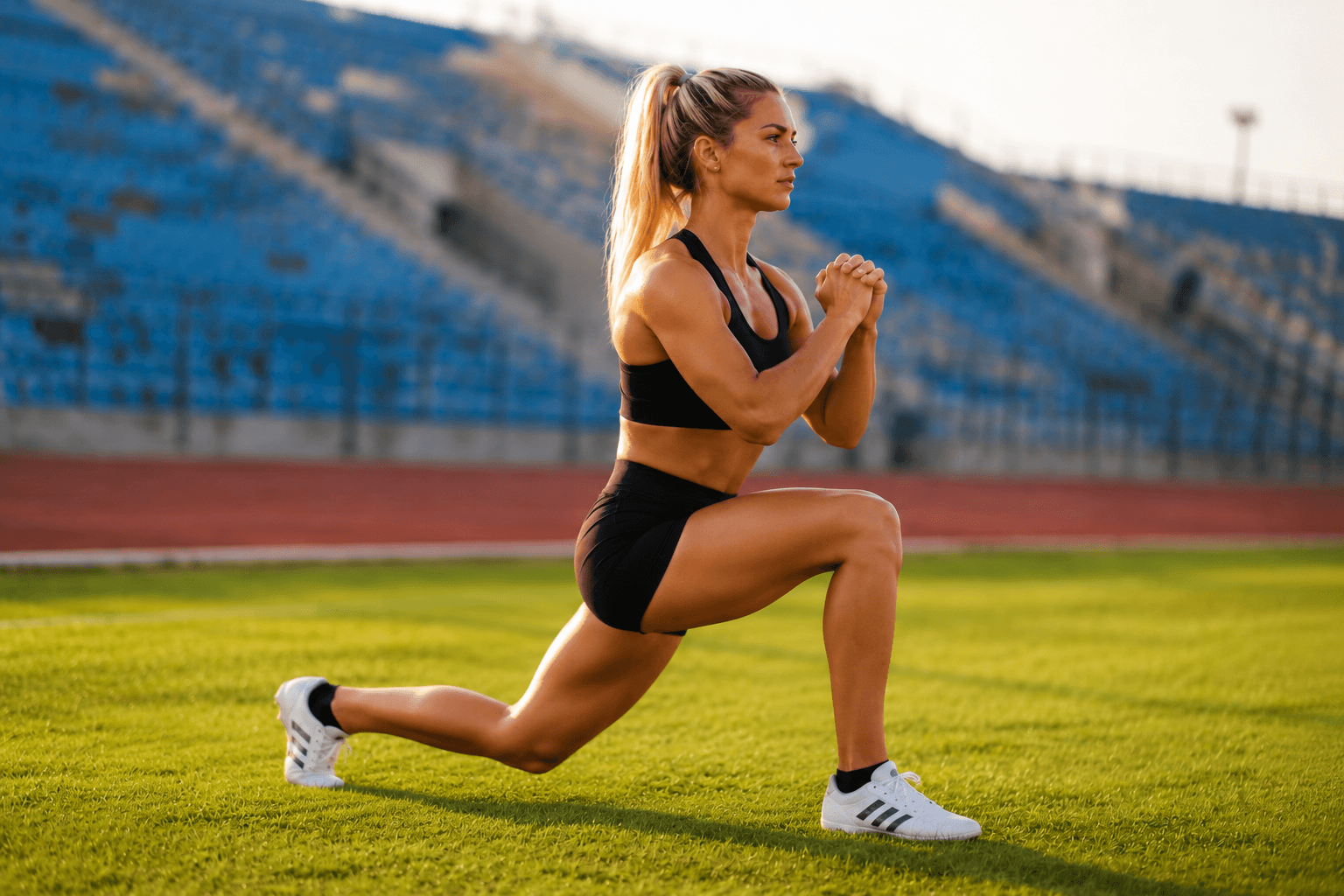 Simple exercise diagram for Reverse Lunge.